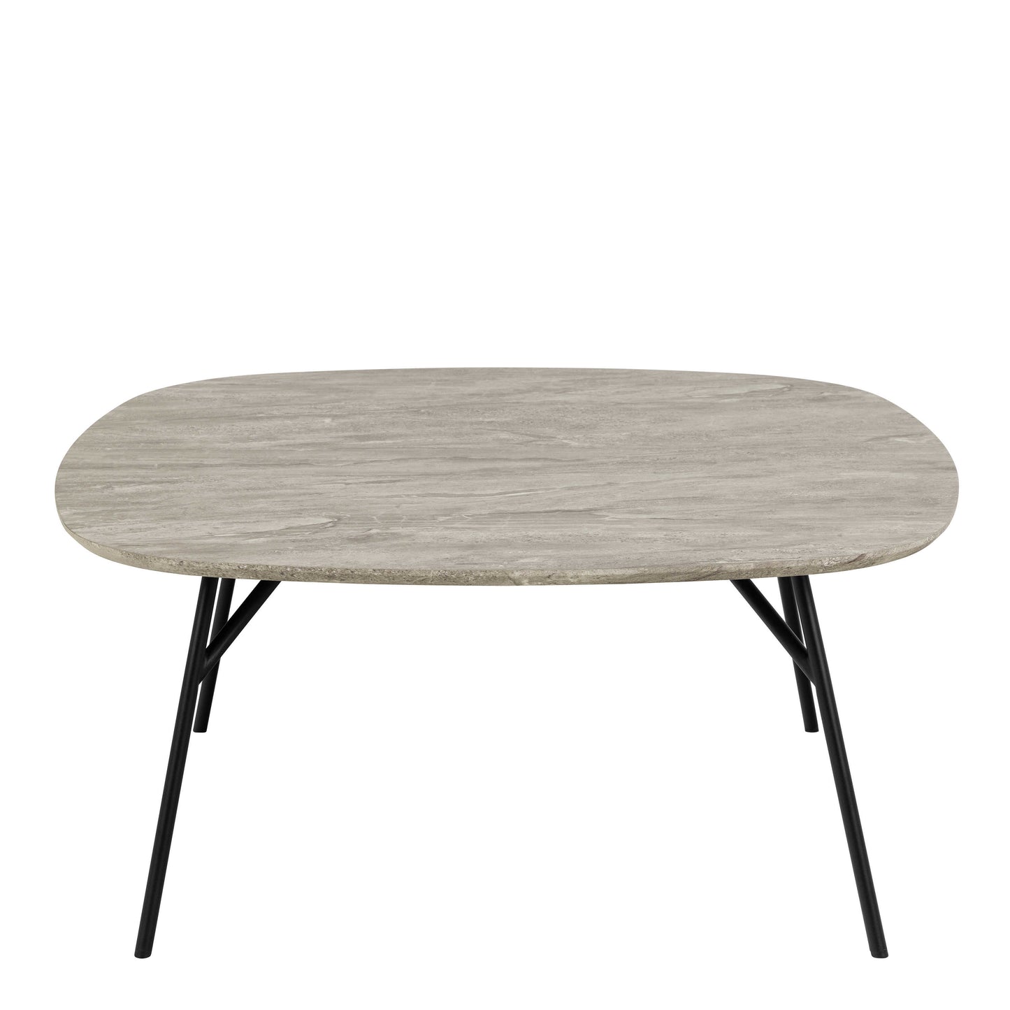 Rosefern Grey Marble Effect Coffee Table