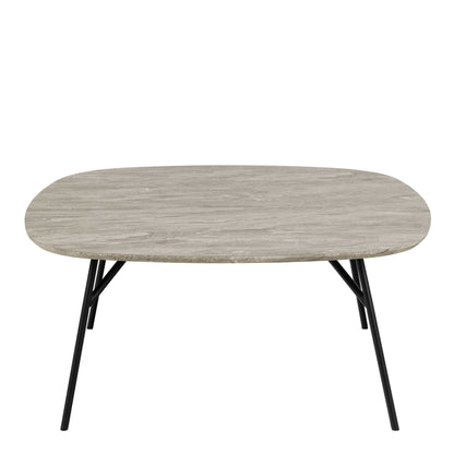 Rosefern Grey Marble Effect Coffee Table
