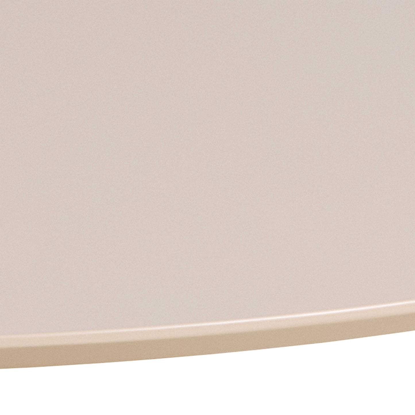 Ars Cream Round Dining Table Trumpet Base
