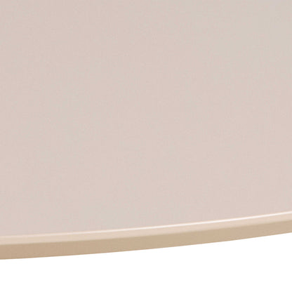 Ars Cream Round Dining Table Trumpet Base