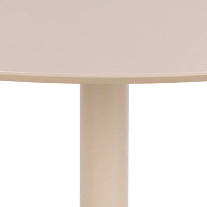 Ars Cream Round Dining Table Trumpet Base