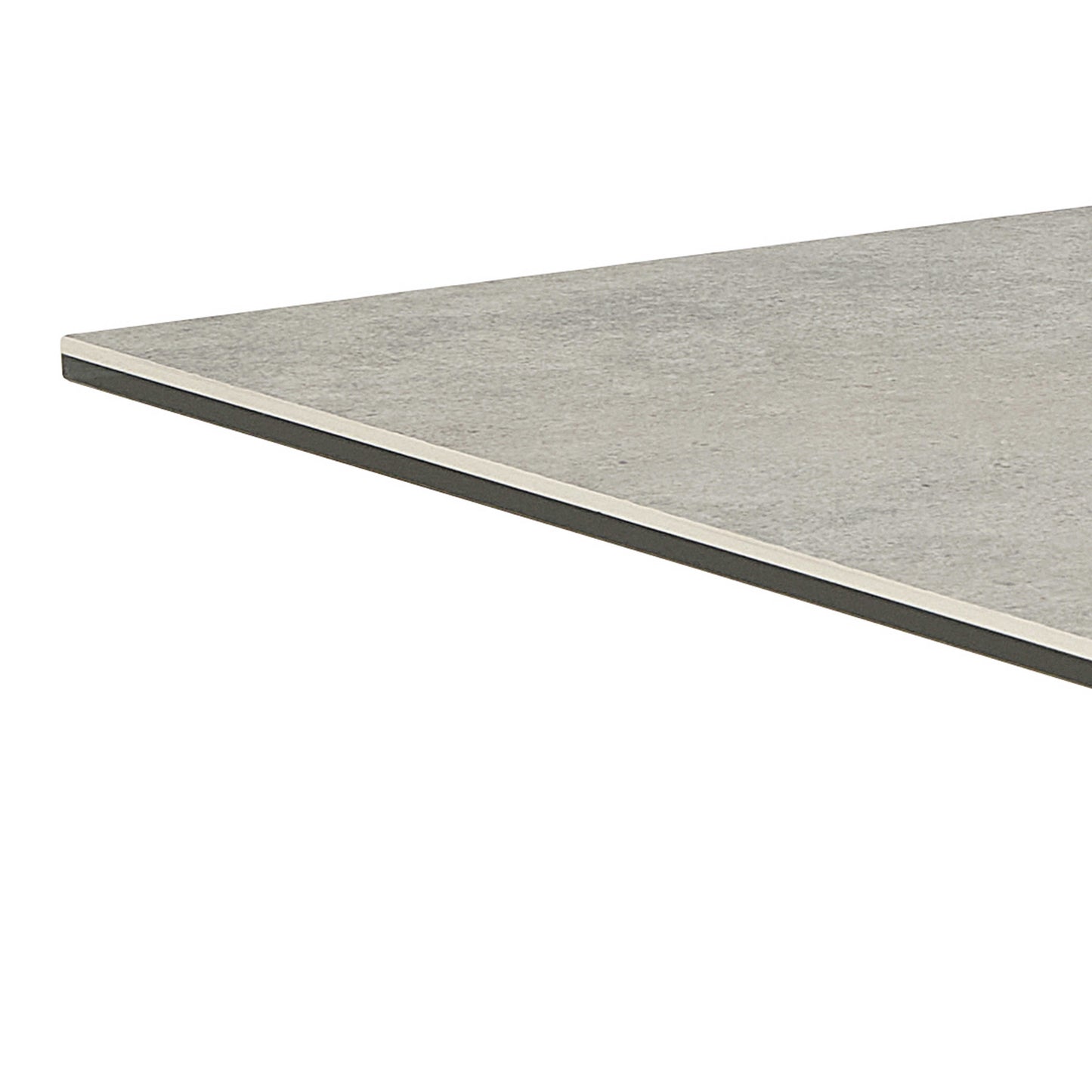 Perth 135cm 4 Seater Grey Ceramic Dining Table Industrial Black Metal Legs