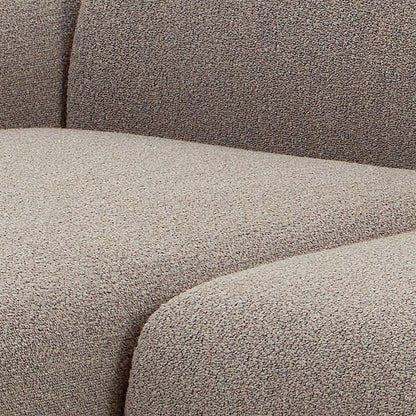 Bilbao Boucle Beige Chaise Longue Sofa 3 Seater Right Hand