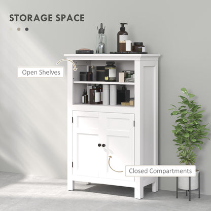 Nore Modern Multi Storage Bathroom Cabinet In White