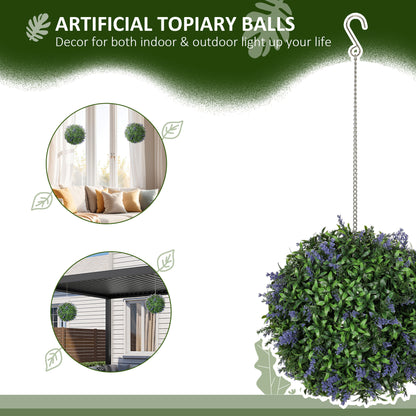 Liropa Neyo Set Of 2 Artificial UV Resistant Topiary Ball Plants