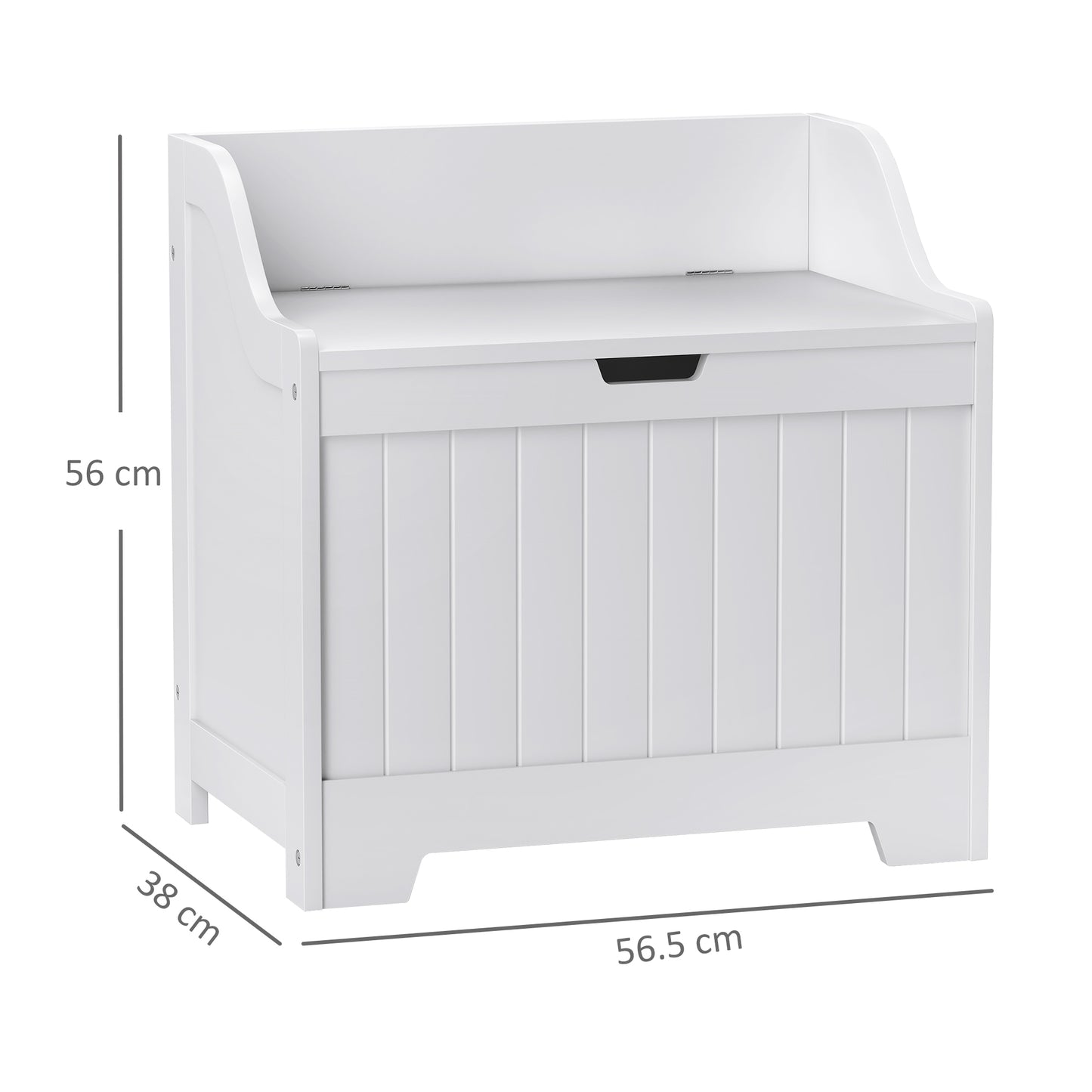 Talolo White Home Storage Chest 61 Litre Capacity