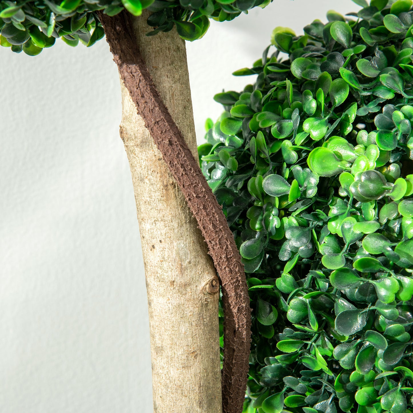 Moneri Dark Green Artificial Boxwood Ball Topiary Tree In Pot For Decorative Use