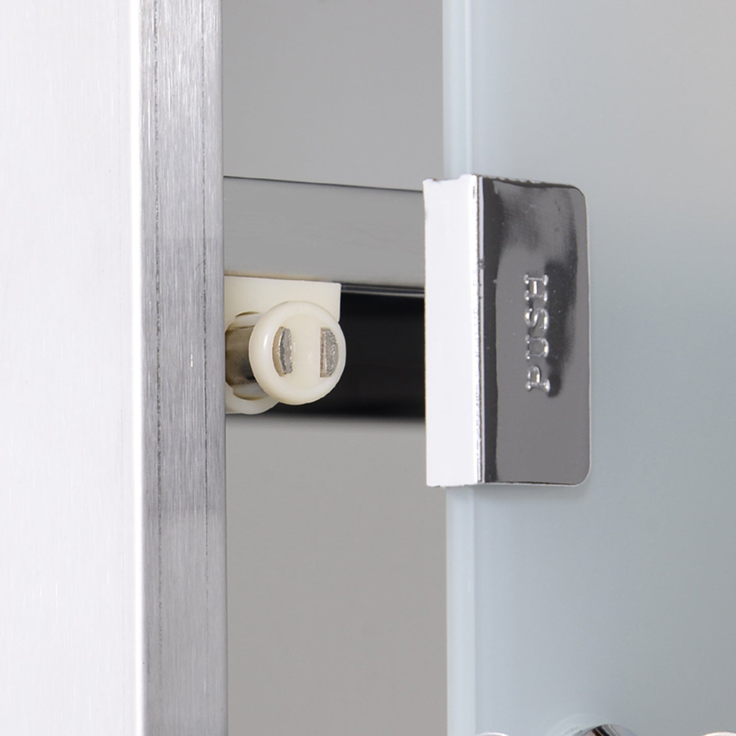 Mimo Vimi Wall Mounted Stainless Steel Medicine Cabinet With Lockable Glass Door