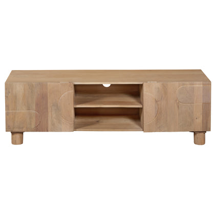 Buffalo Natural Mango Wood 2 Door TV Unit