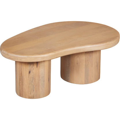 Buffalo Abstract Natural Mango Wood Coffee Table