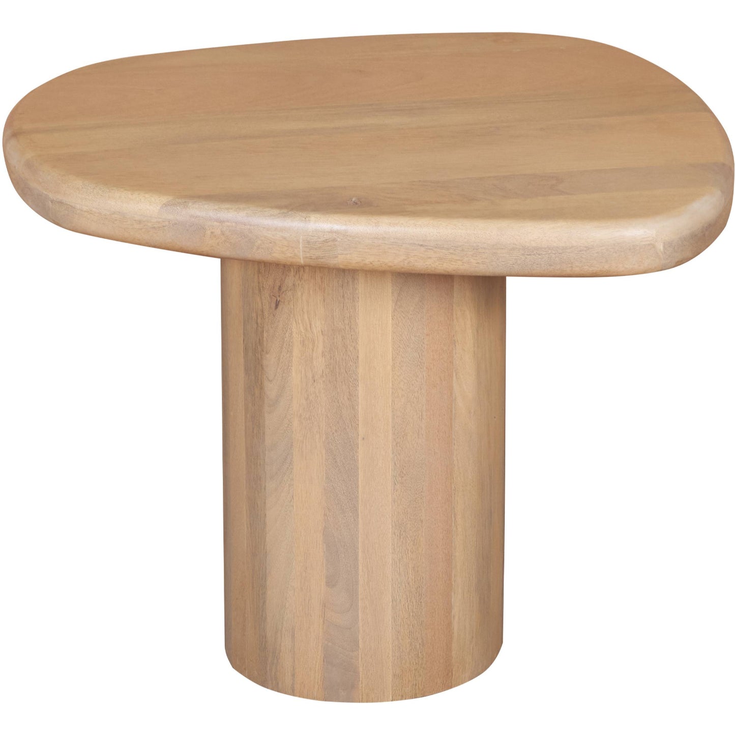 Buffalo Abstract Natural Mango Wood Side Table
