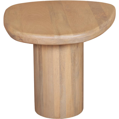 Buffalo Abstract Natural Mango Wood Side Table