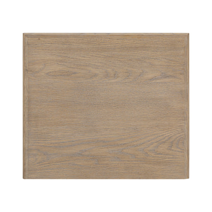Mandarina Weathered Oak Ribbed One Drawer Bedside Table