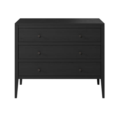 Bilbao Black Wood Grain 3 Drawer Chest