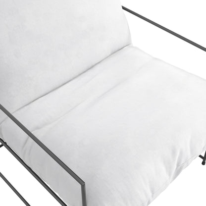 Drogheda White Chair Metal Frame