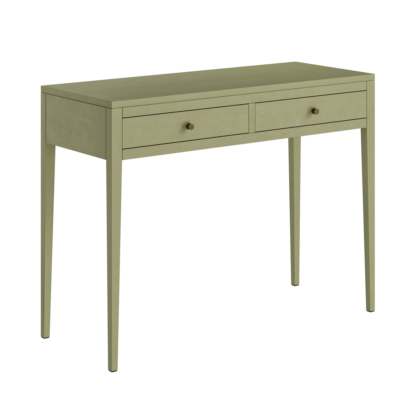 Maragogi Sage Green Wood Grain Two Drawer Desk