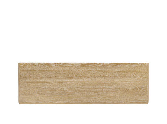 Wales Retro Natural Oak Bobbin Leg Console Table