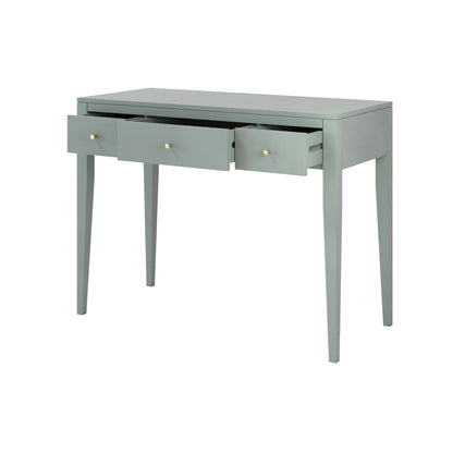 Cordoba Pigeon Grey Wood Grain 3 Drawer Desk