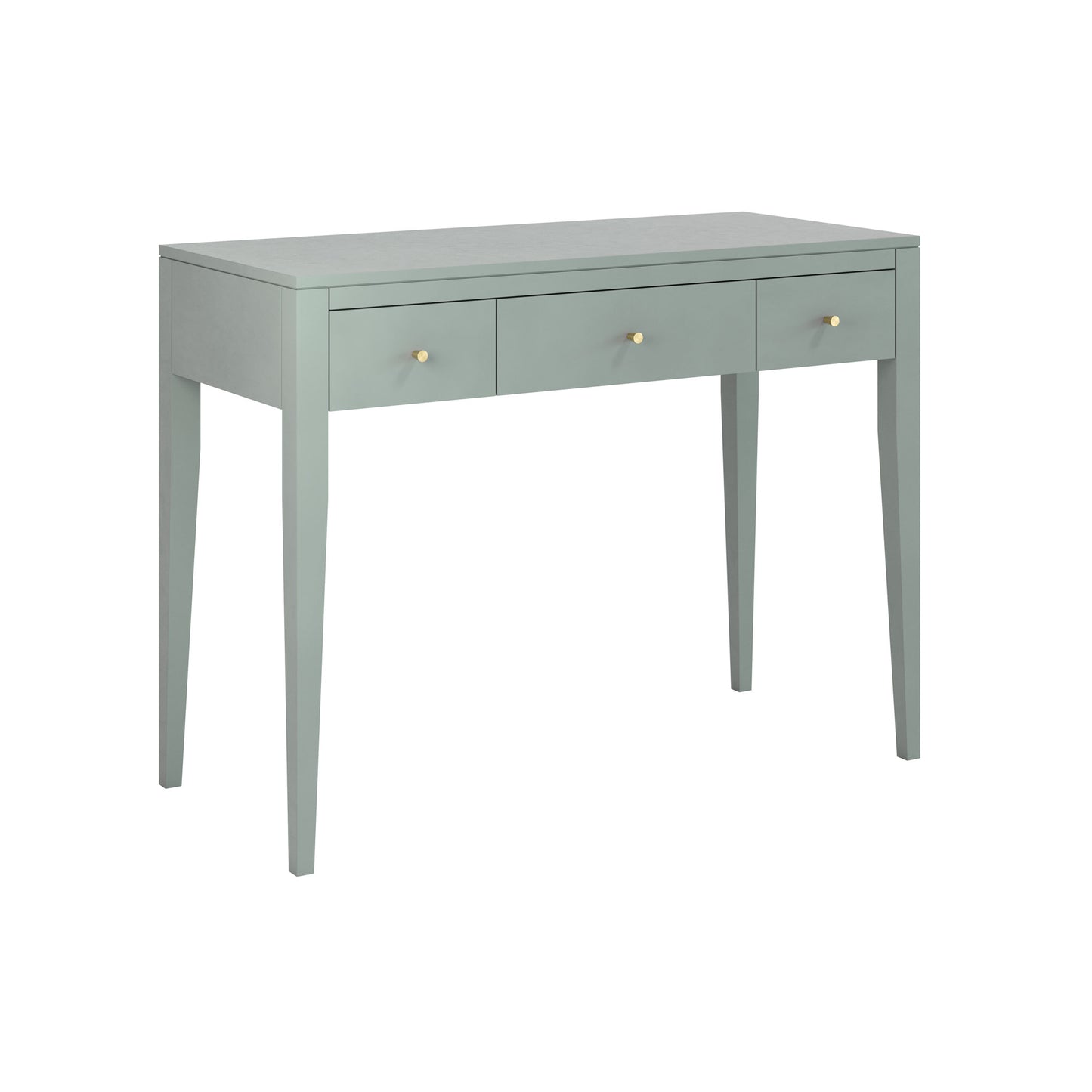 Cordoba Pigeon Grey Wood Grain 3 Drawer Desk