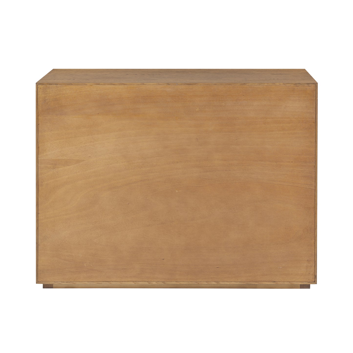 Mandarina Retro Natural Walnut Ribbed Six Drawer Chest