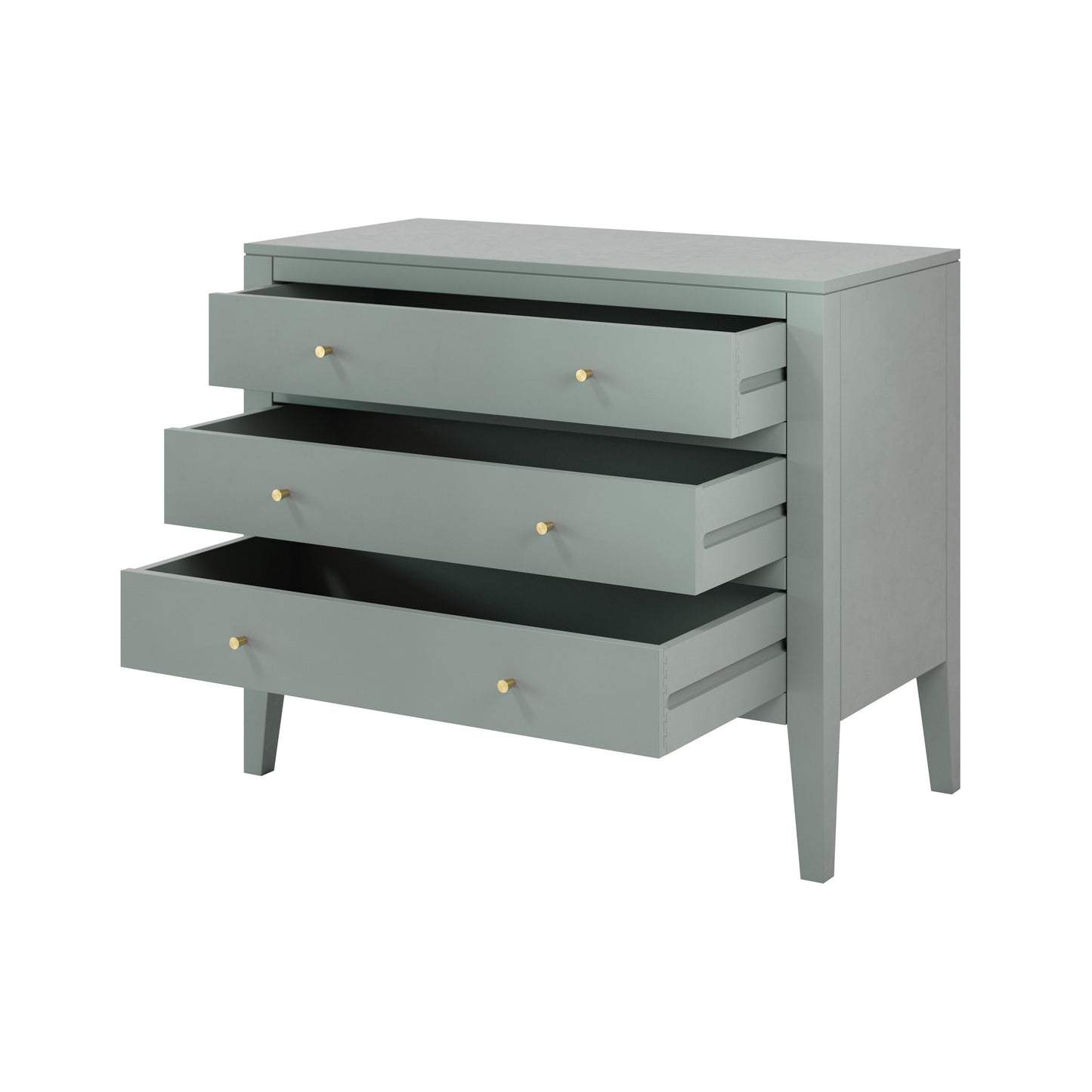 Cordoba Pigeon Grey Wood Grain 3 Drawer Chest