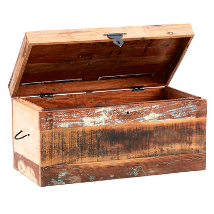 Seattle Reclaimed Wood Trunk Box with Lid