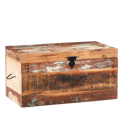 Seattle Reclaimed Wood Trunk Box with Lid