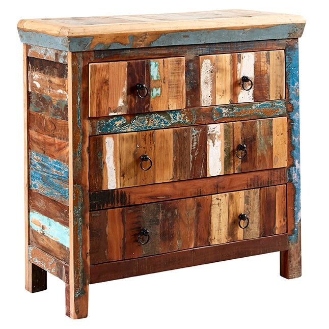 Seattle Reclaimed Wood 4 Drawer Chest
