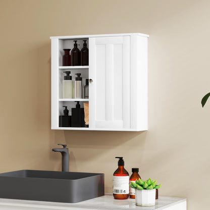 Norayo Minimal White Bathroom Storage Cabinet With Clean Line Design