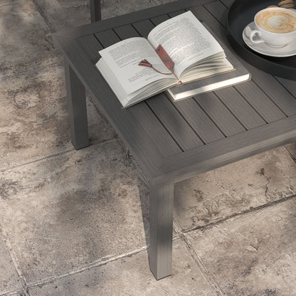 Ninori 100cm Aluminium Brown Outdoor Coffee Table