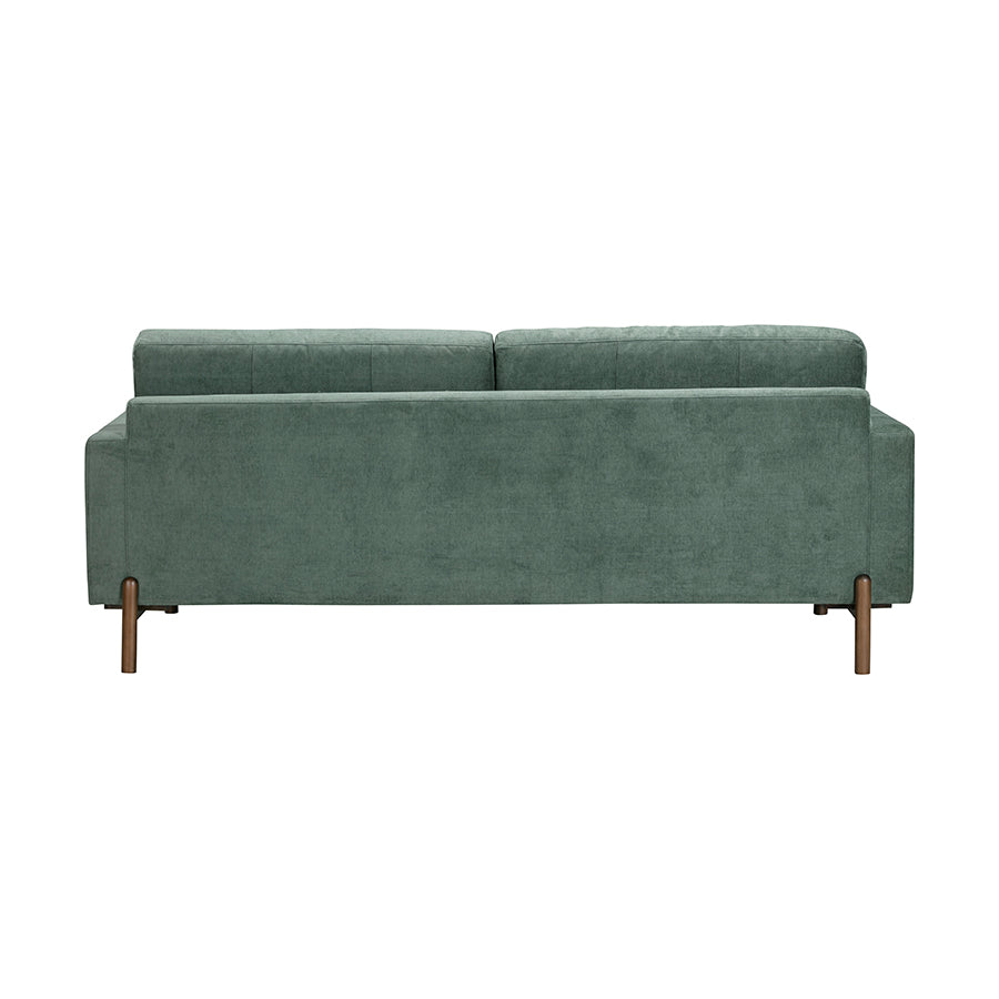 Berlin Upholstered Green Velvet 3 Seater Sofa