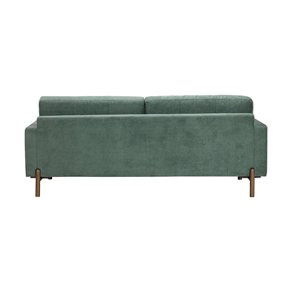 Berlin Upholstered Green Velvet 3 Seater Sofa
