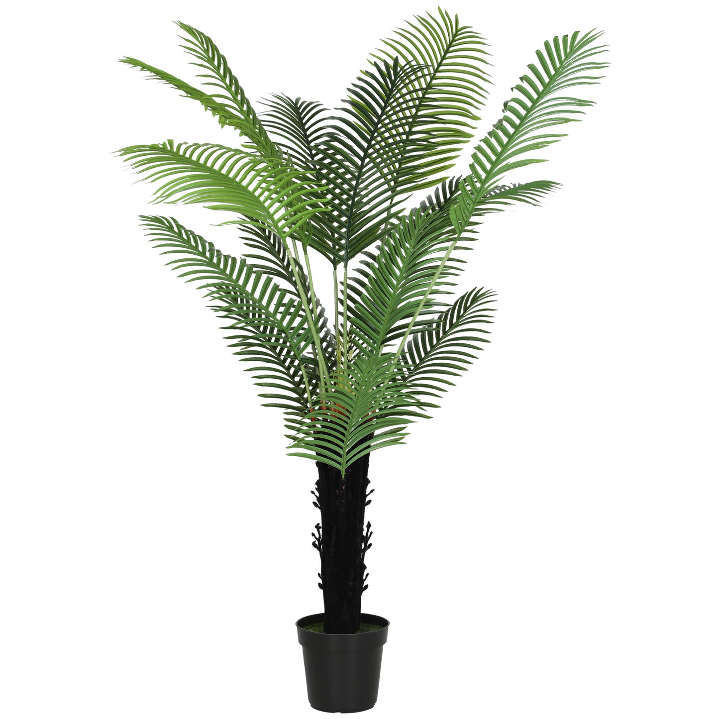 Seta Tall Artificial Areca Palm With Layered Leaf Detail In Pot H8 175cm Green