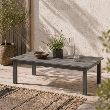 Ninori 100cm Aluminium Brown Outdoor Coffee Table