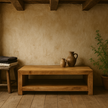 Manila Light Mango Wood Large Coffee Table