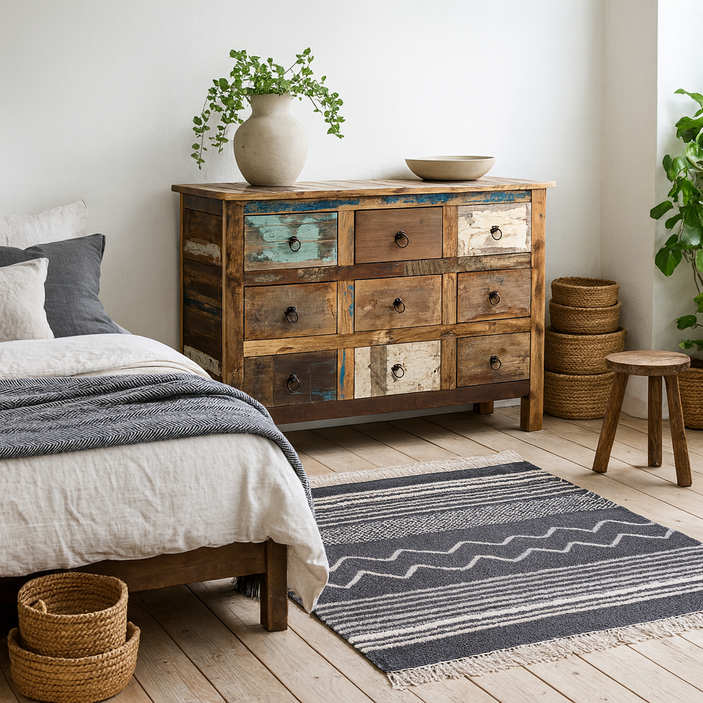 Seattle Reclaimed Wood 9 Drawer Chest