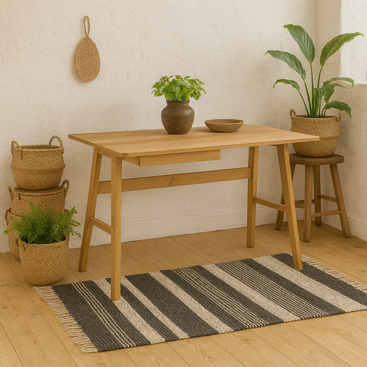 Quietwood Oak Wood Office Desk