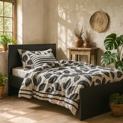 Budapest 3ft Single Black Wooden Bed Frame