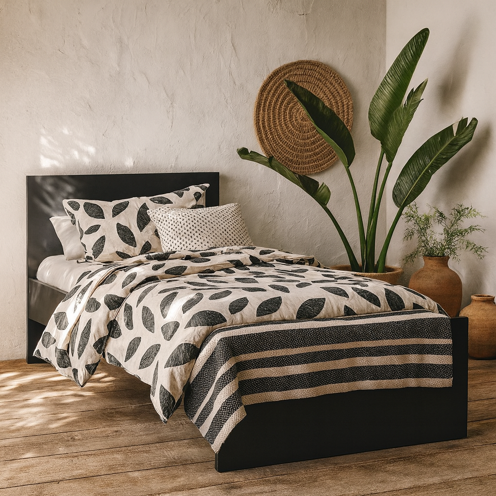 Budapest 3ft Single Black Wooden Bed Frame