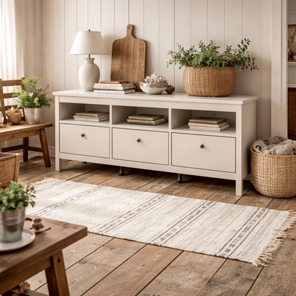 Gossmere Natural Cashmere TV Unit 3 Drawers