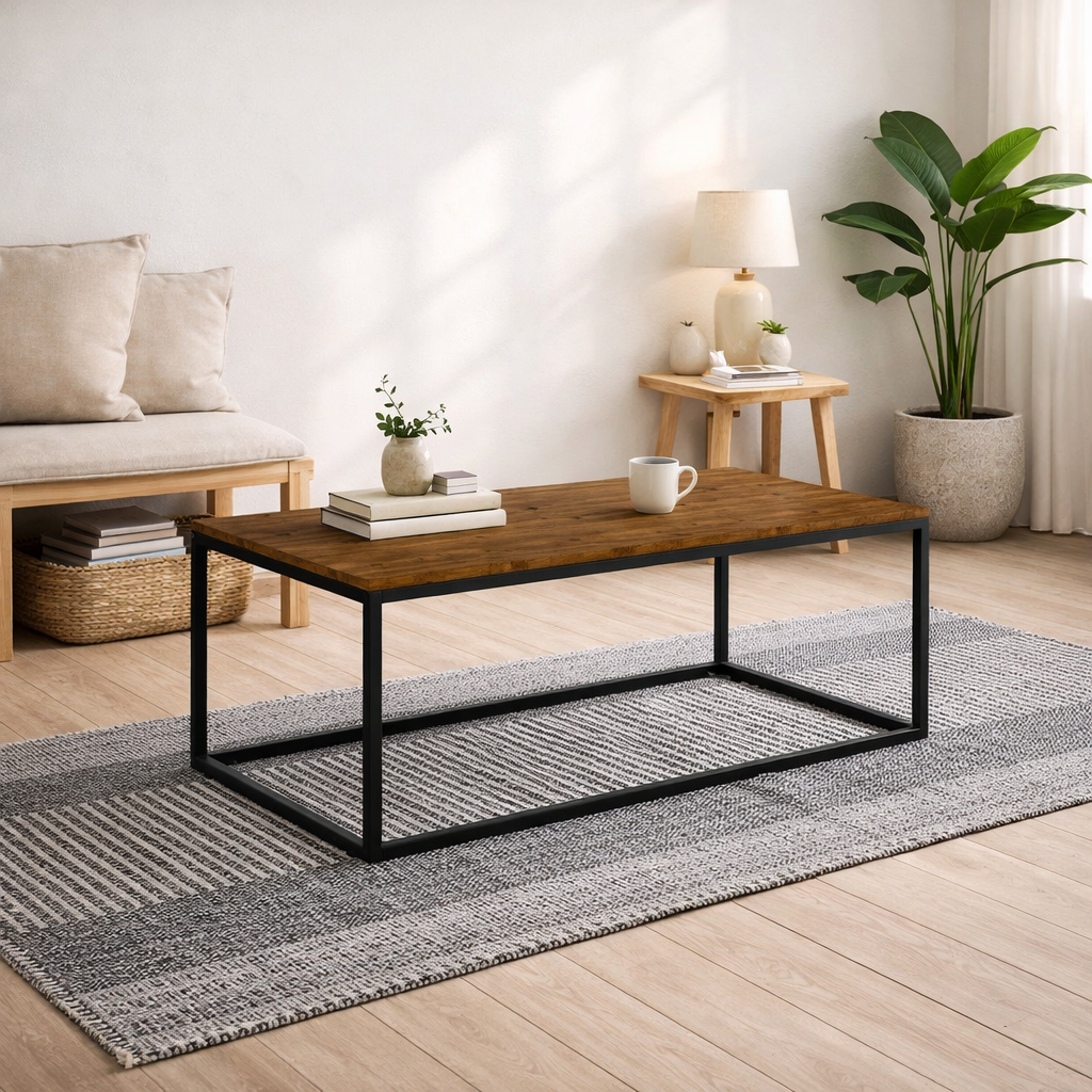 Maynooth Maynooth Industrial Wood and Metal Coffee Table