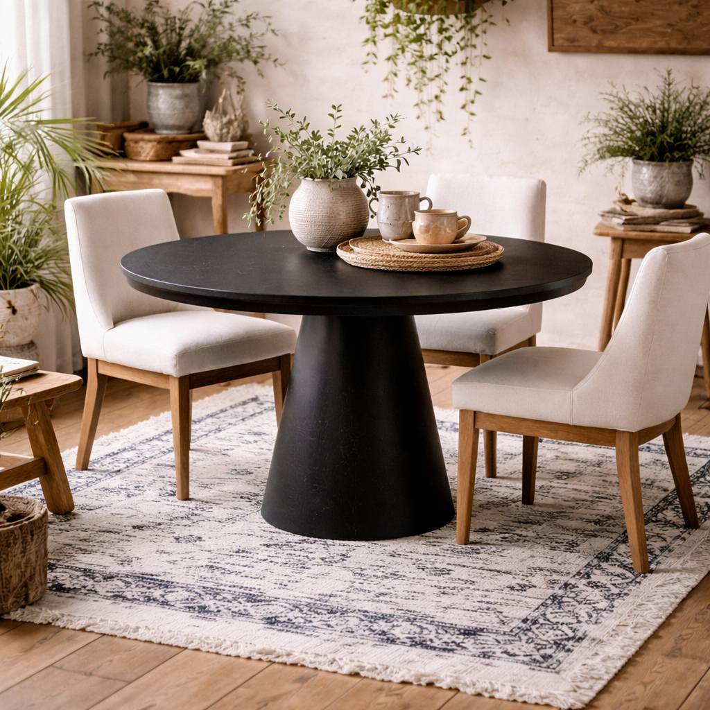 Listowel Black Dining Table