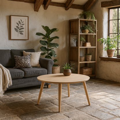 Koa Bamboo Wood Coffee Table