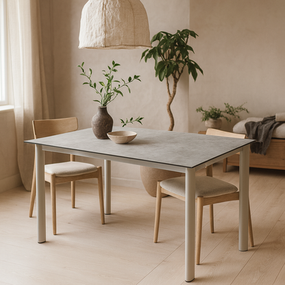 Yokohama Grey Ceramic Dining Table