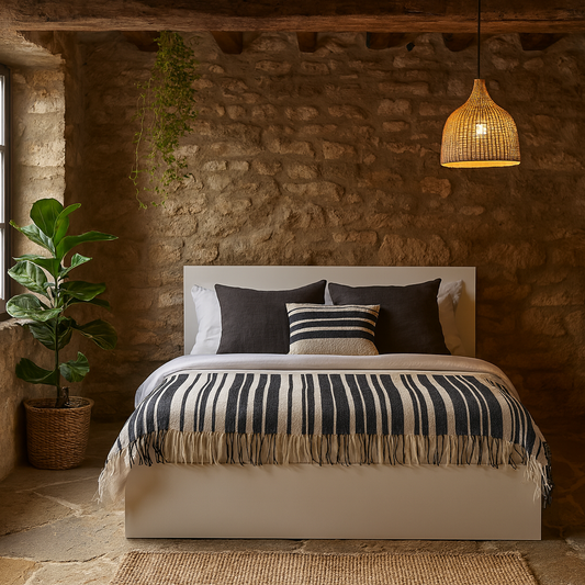 Budapest 4ft6 Double White Wooden Bed Frame