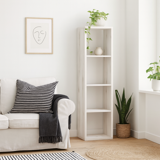Mauro 3 Shelves Storage Unit in Sand Oak
