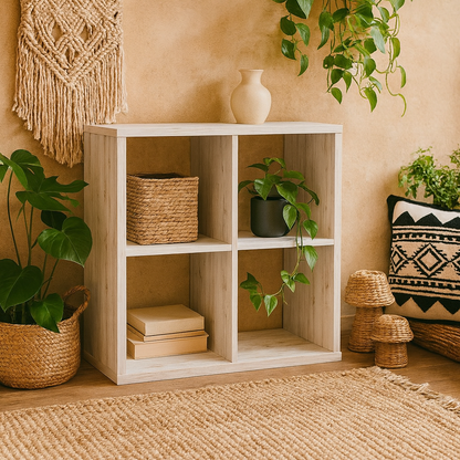 Mauro 2x2 Storage Unit in Sand Oak