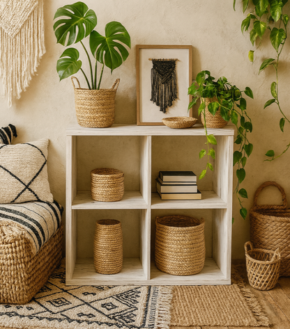 Mauro 2x2 Storage Unit in Sand Oak