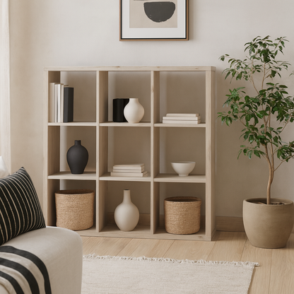 Shanghai Sand Oak Effect 3x3 Storage Unit
