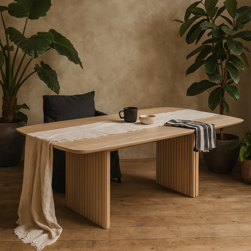 Christo Dining Table in Oak 220x75cm